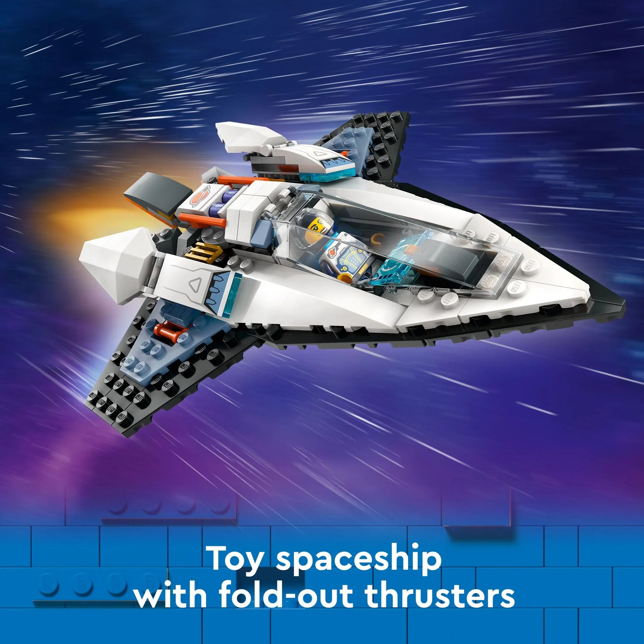 City Space Explorers Pack, Kids’ Space Toy Playset Bundle for Boys and Girls Aged 6 and Up, 3 Building Sets in 1 Box, Space Gift Mech Toy, Interstellar Spaceship, Hoverbike, 3 Minifigures, 60441