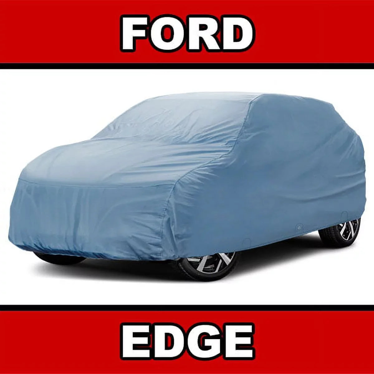 iCarCover Fits [Ford Edge] 2015 2016 2017 2018 2019 2020 2021 2022 For Automobiles Waterproof Full Exterior Hail Snow Indoor Outdoor Protection Heavy Duty Custom  Car Cover