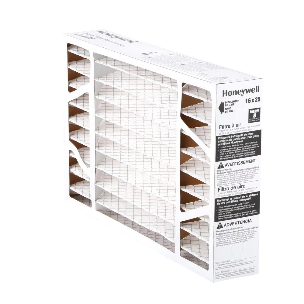 High Efficiency Air Cleaning Filter -  8 - 16x25x4 in (2-ct Value Pack)