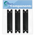 3-Pack  Grill Heat Shield Plate Tent Replacement Parts for Charmglow 8106320B - Compatible Barbeque Porcelain Steel Flame Tamer, Flavorizer Bar, Vaporizer Bar, Burner Cover 17 3/4"