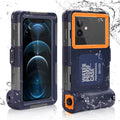 UrbanX Professional [15m/50ft] Swimming Diving Surfing Snorkeling Photo Video Waterproof Protective Case Underwater Housing for Micromax Bolt Selfie Q424 And all Phones Up to 6.9 Inch  with Lanyard