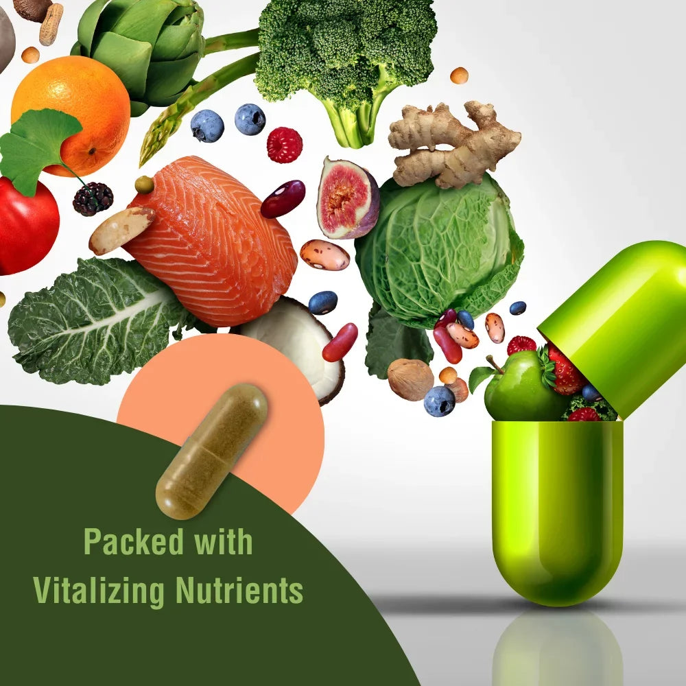 Carefast  Lunasin Vitality 20mg Pyroloquinoline Quinone, 10mg Bioactive LunaCell Supplement - Mitochondrial Biogenesis, Cellular Health & Stress Formula, Non- - 30 Dietary Capsules