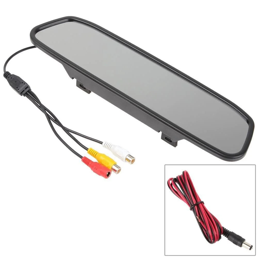 Wireless Car Backup Camera Rear View System  Night Vision + 5" Mirror Monitor