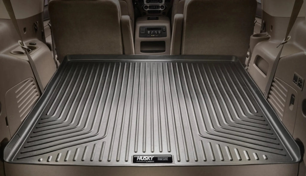 Husky by RealTruck Weatherbeater Series Cargo Liner Black Compatible with 10-22 Toyota 4Runner; Third row of Seats