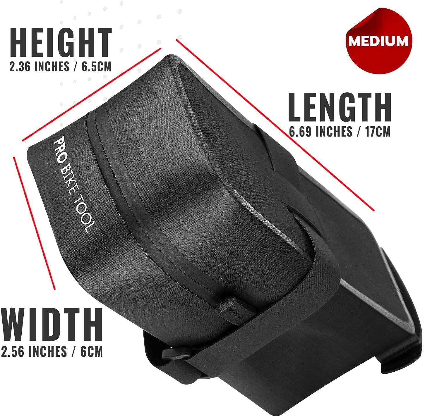 Bicycle Saddle Under The Seat Bag (Large)