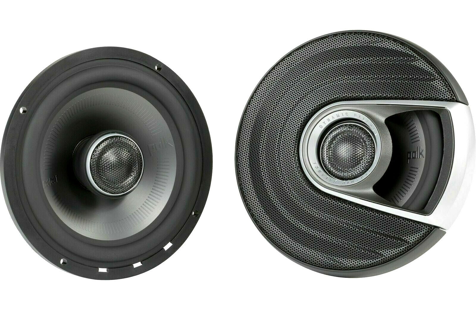 Polk Audio MM652 6.5" 2-Way Pair Car Stereo Marine Boat  Motorcycle Speakers