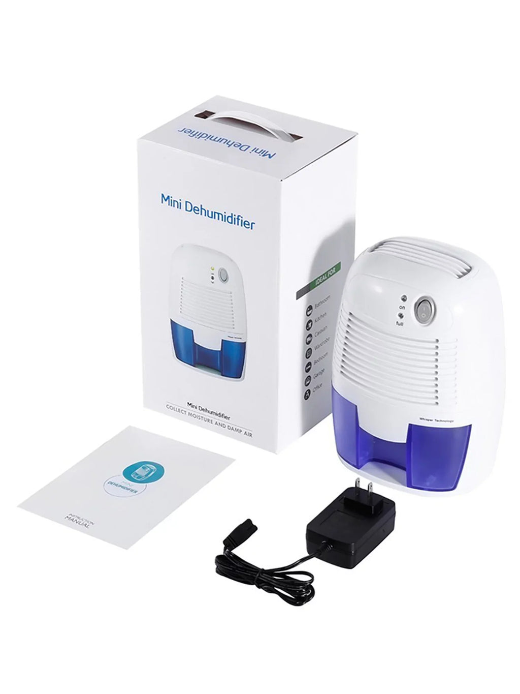Small Space Mini Dehumidifier Quietly Extract Moisture Portable Dehumidification