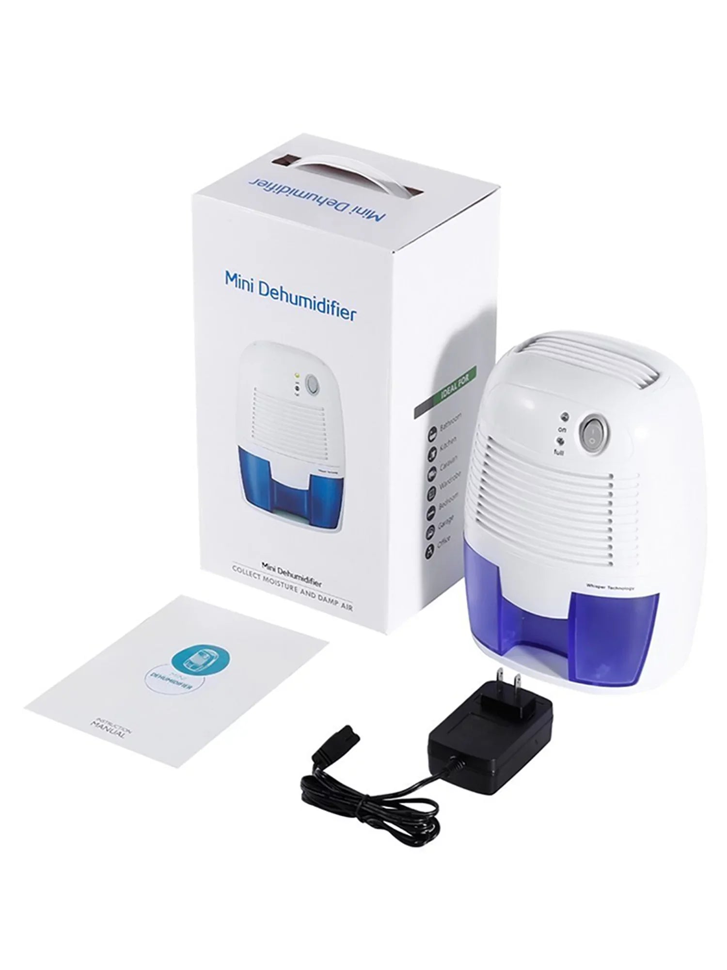 Small Space Mini Dehumidifier Quietly Extract Moisture Portable Dehumidification