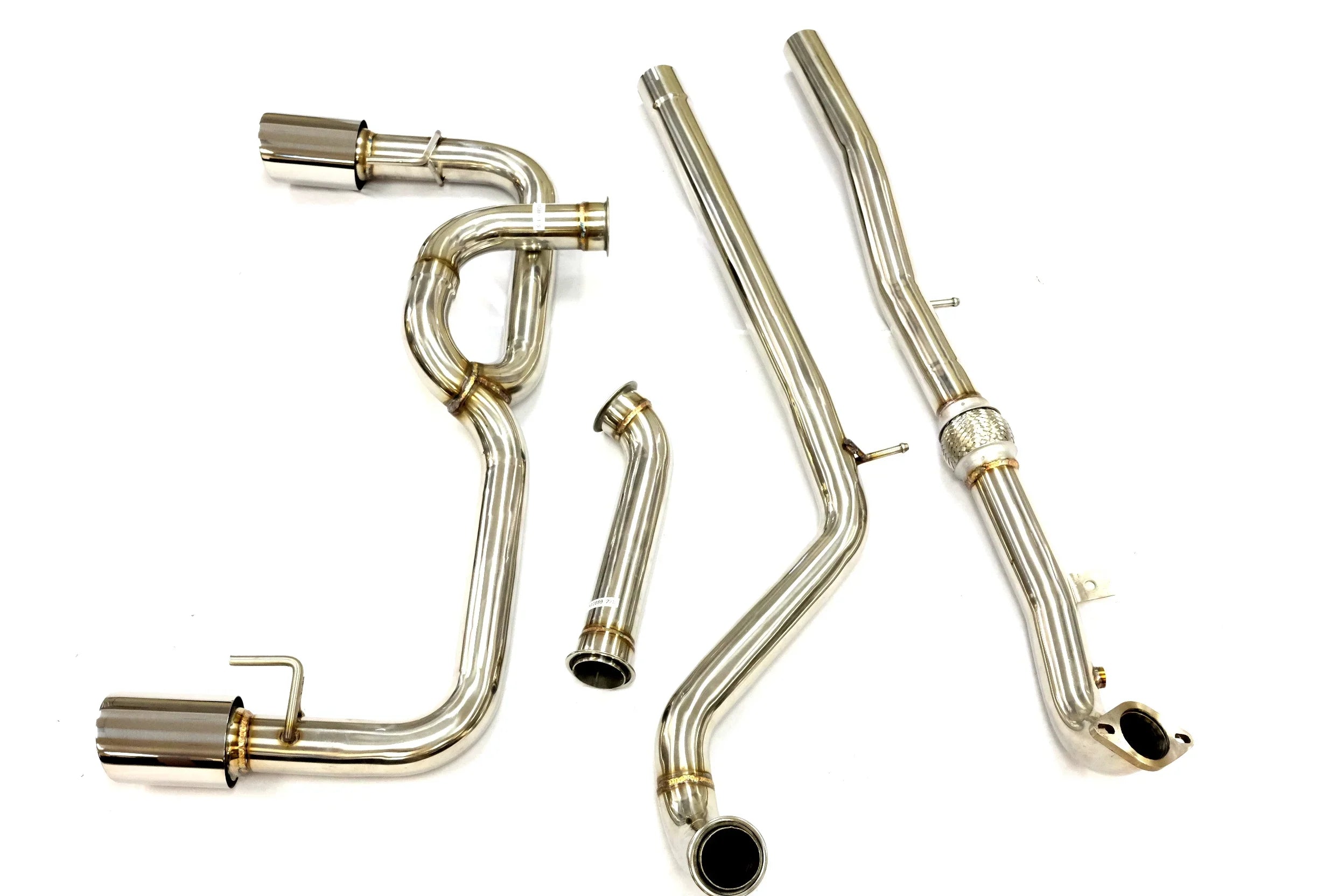 Stainless Catback Exhaust Fitment For 12+ Fiat 500 Abarth/500T 1.4L By -