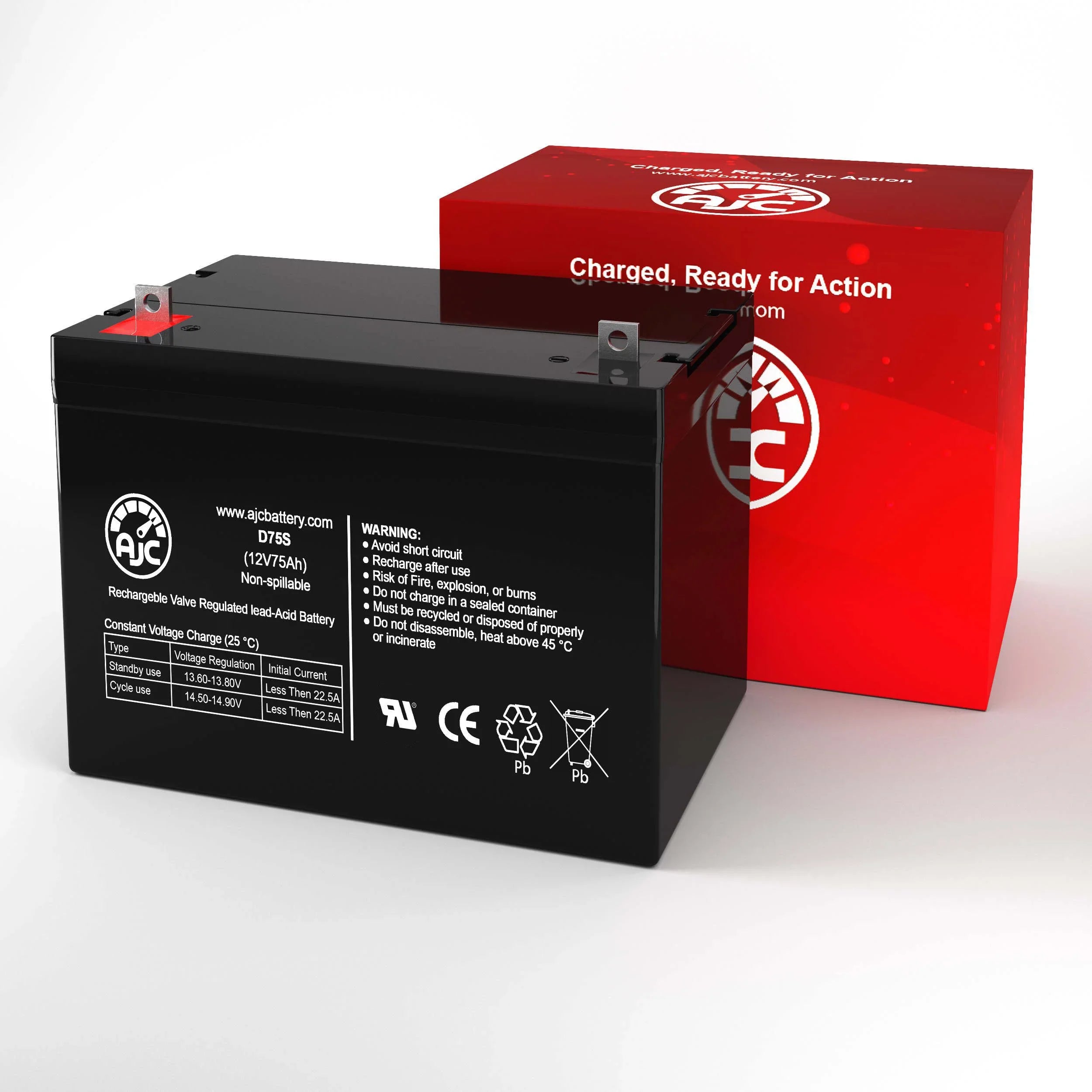 Quantum Rehab R-4000 12V 75Ah Wheelchair Battery - This Is an  Brand Replacement