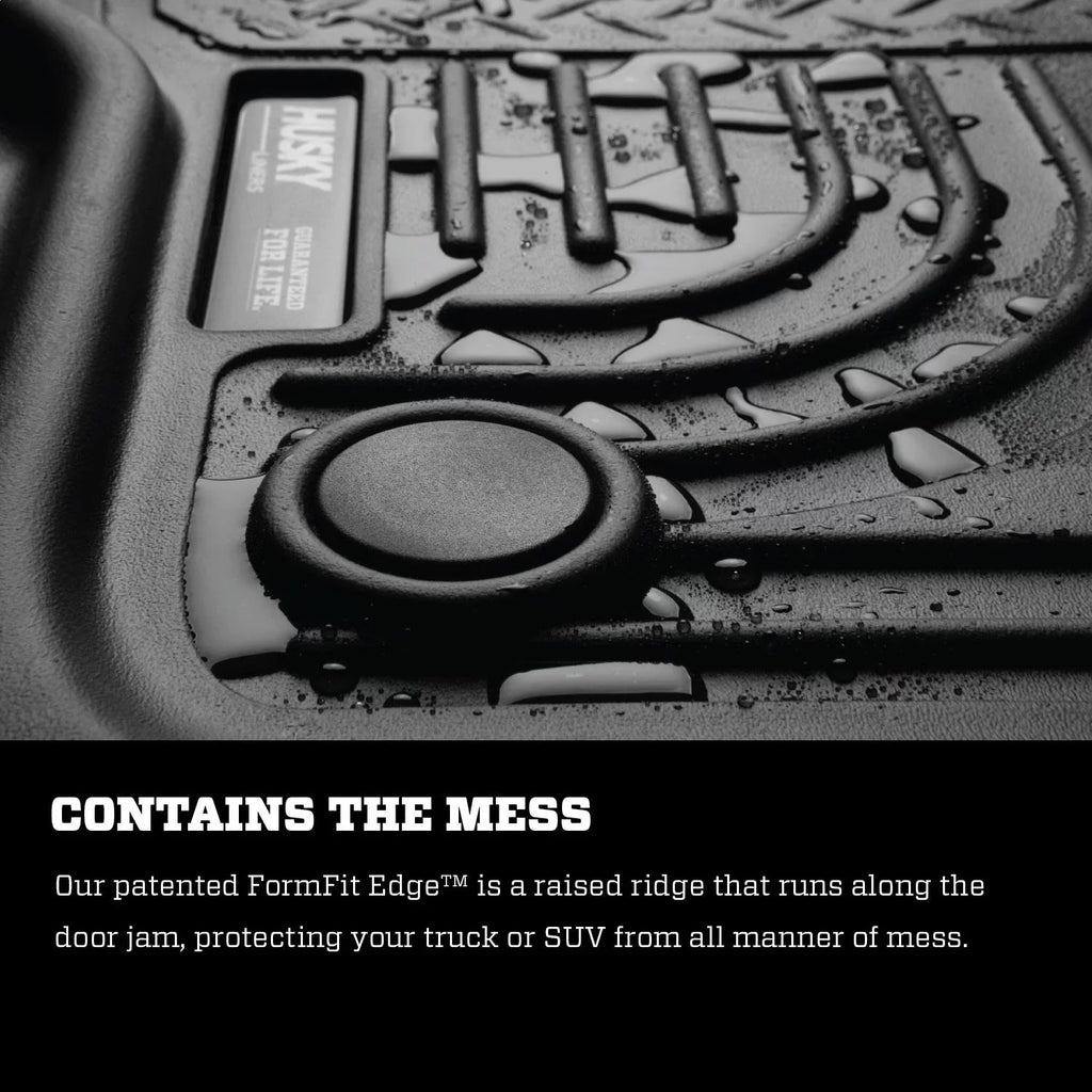 Husky by RealTruck 2015 Chevy/ Tahoe/Yukon WeatherBeater Combo Black Floor Liners