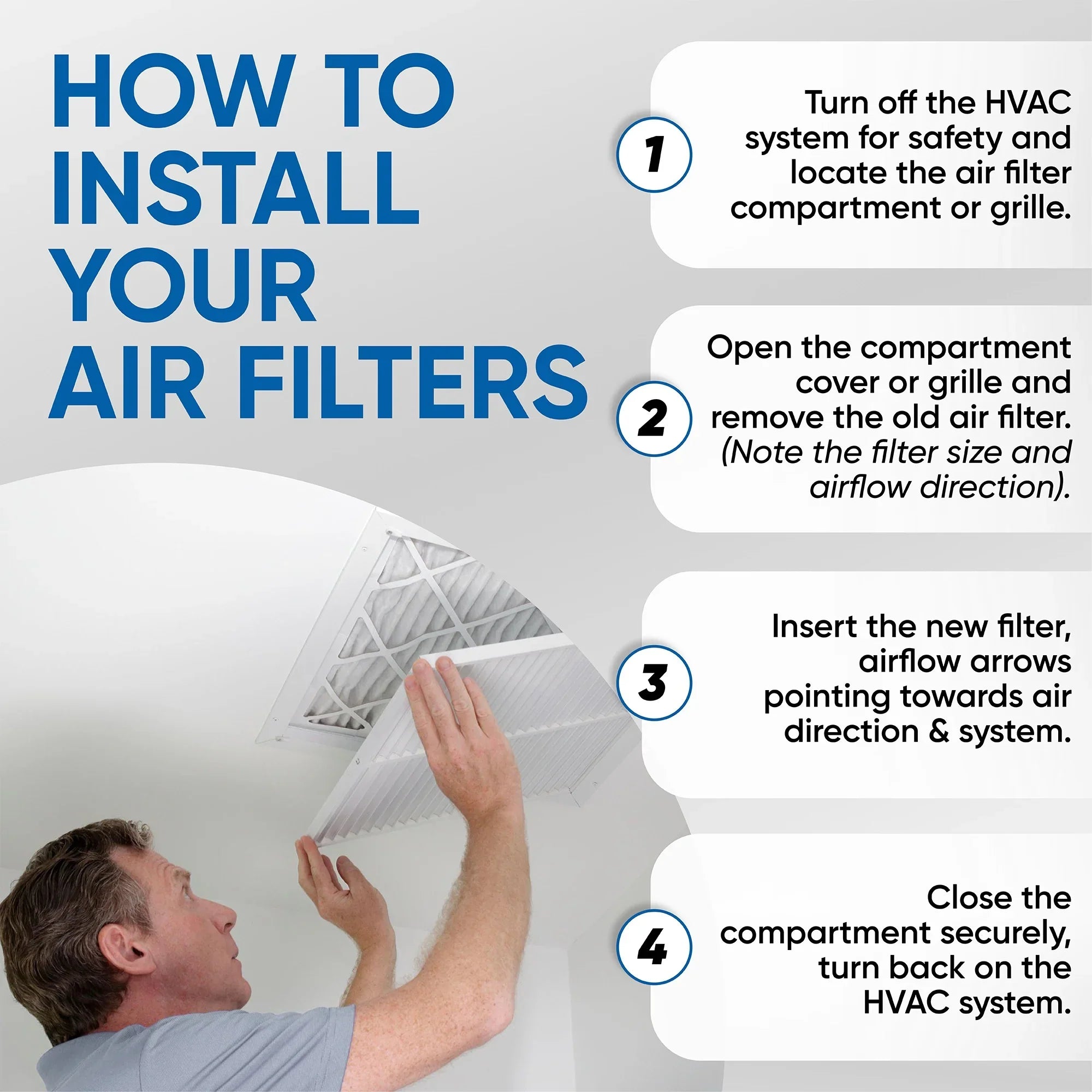 2 Pack of 12x24x4  11 Pleated 4" Inch Air Filters by Glasfloss. Actual Size: 11-3/8 x 23-3/8 x 3-3/4