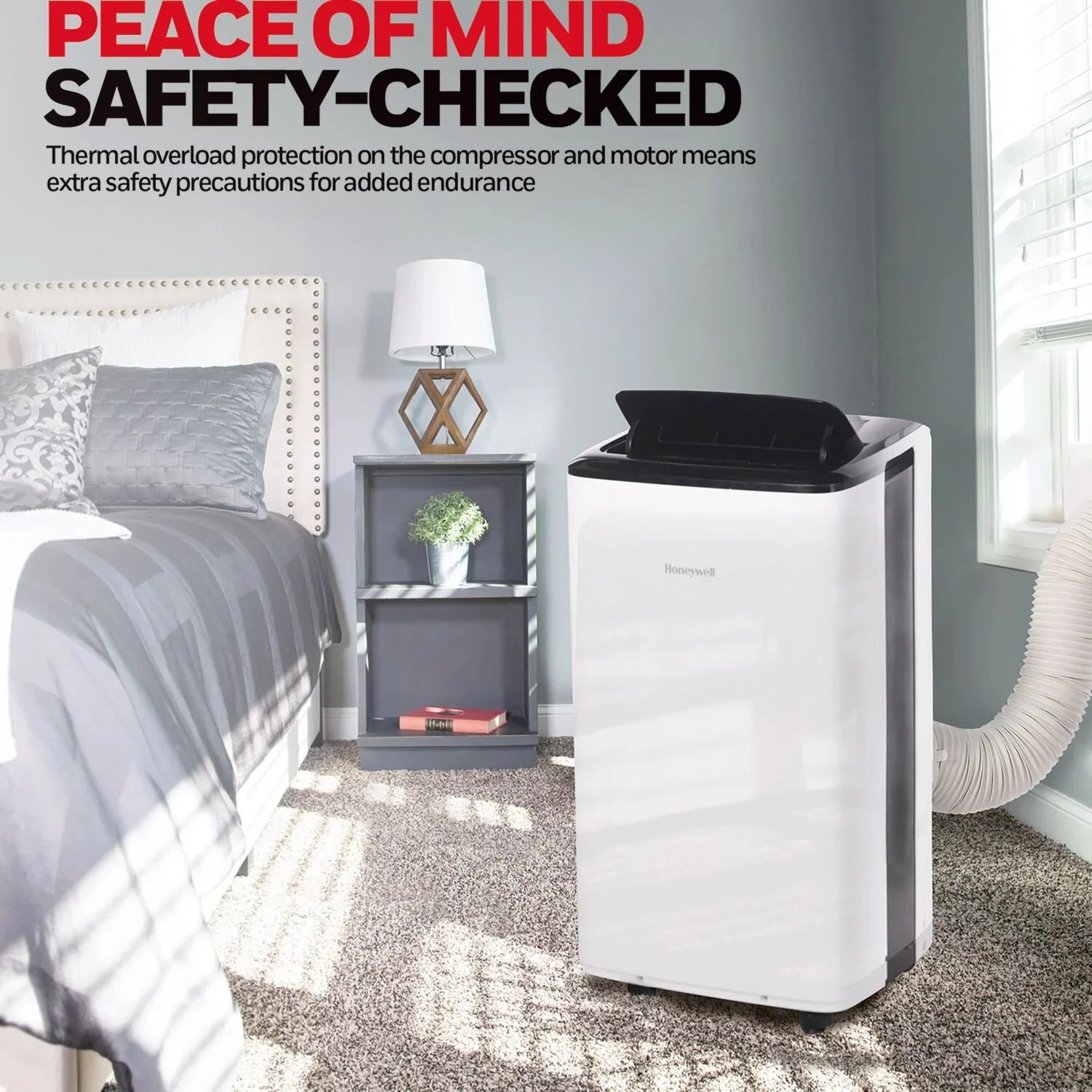 Honeywell 10,000  Smart WiFi Portable Air Conditioner & Dehumidifier with Voice Control, HF0CESVWK6