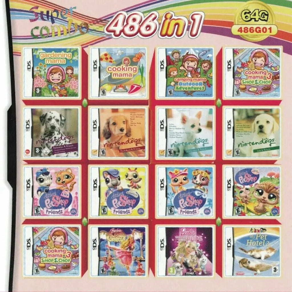 Nintendo  Girl Games   NDSi 3DS 2DS Multibox Flash Cart-