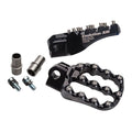 Fastway Evo Air Motorcycle Foot Pegs Kit Black Compatible With Sherco 300 -R Six Days 2017