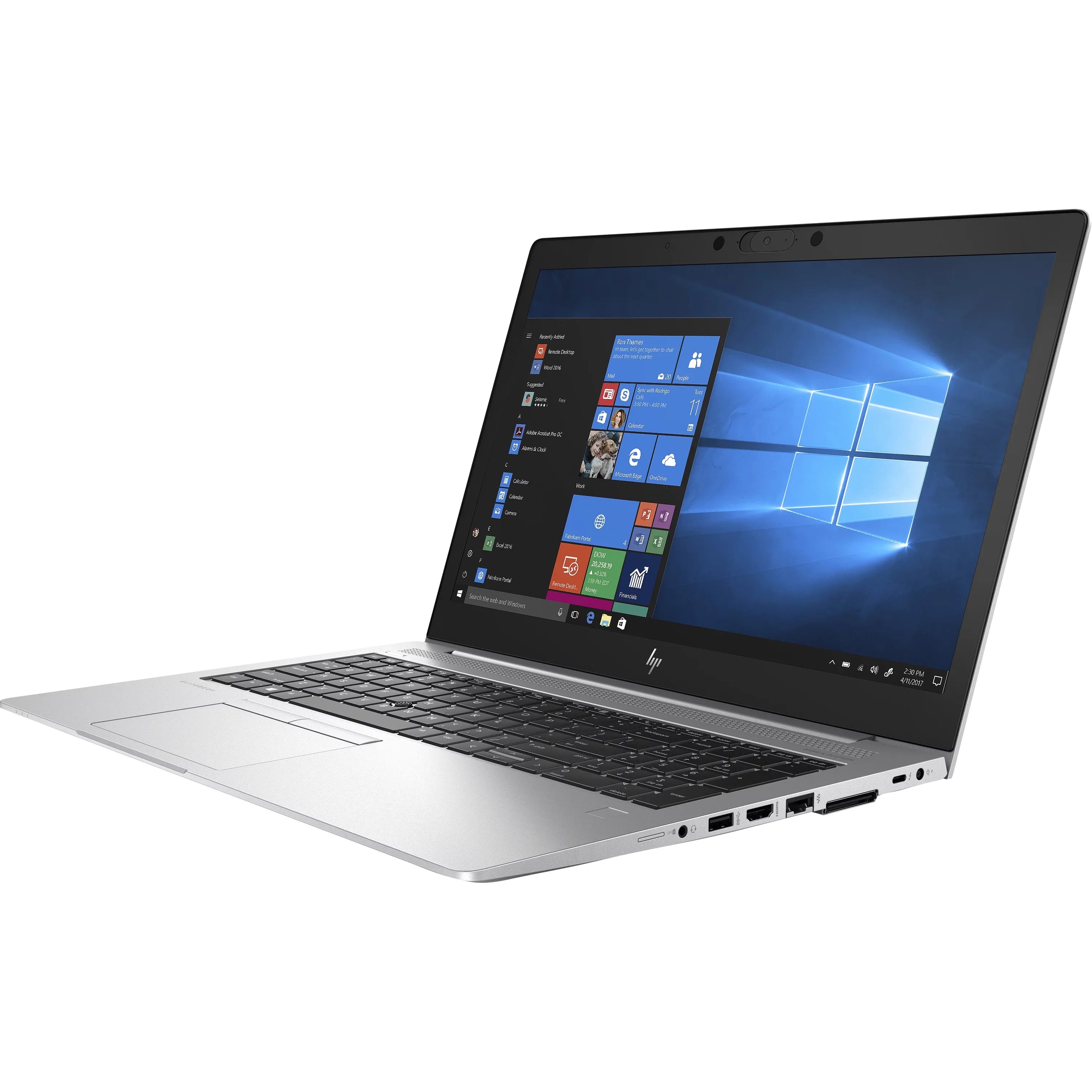 EliteBook 850 G6 15.6" Touchscreen Notebook - Intel Core i5-8365U - 8GB  - 32GB Optane Memory - 256GB  - Intel  Graphics 620 - Windows 10 Pro - Silver