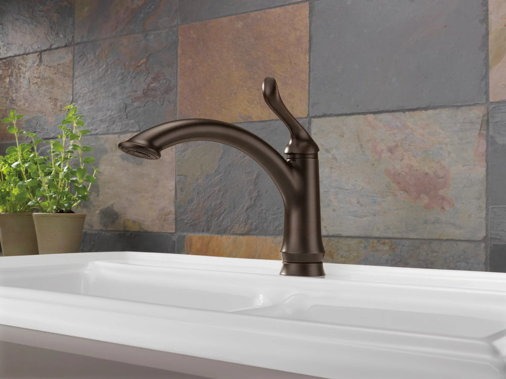 Delta 1353-Dst Linden Kitchen Faucet - Bronze