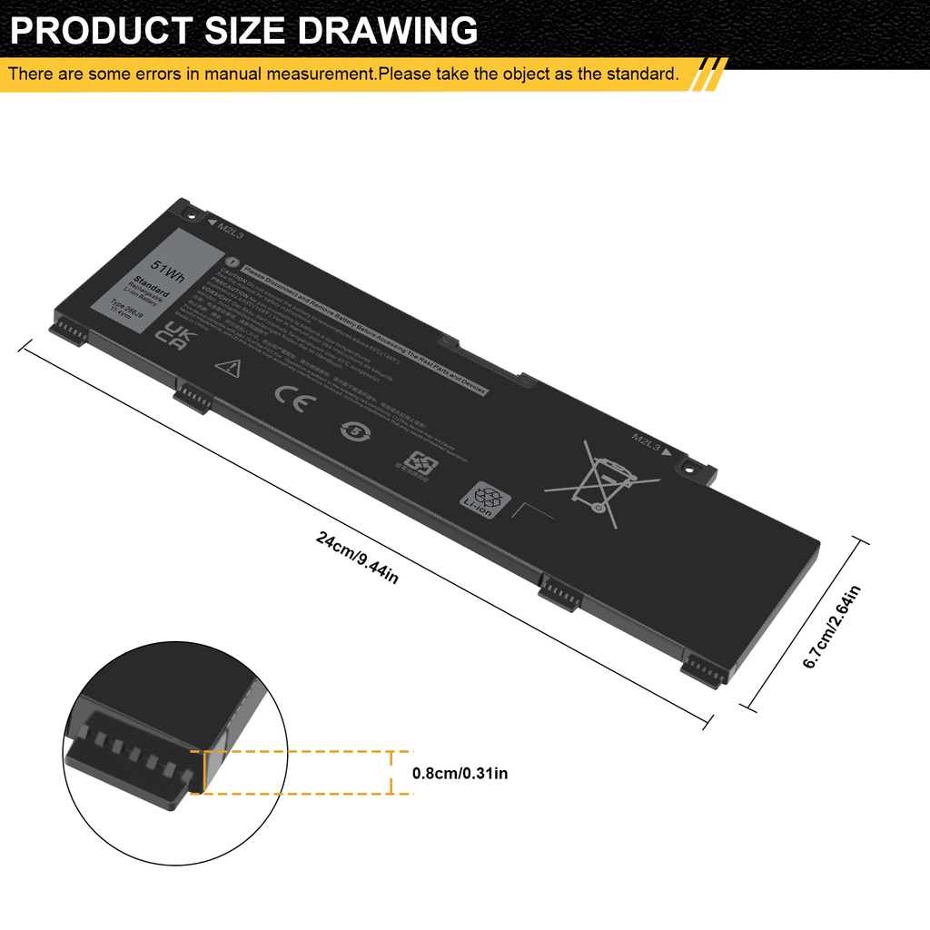 G3 3590 G5 5500 G5  5505 11.4V 51WH 4255MAH -  415CG