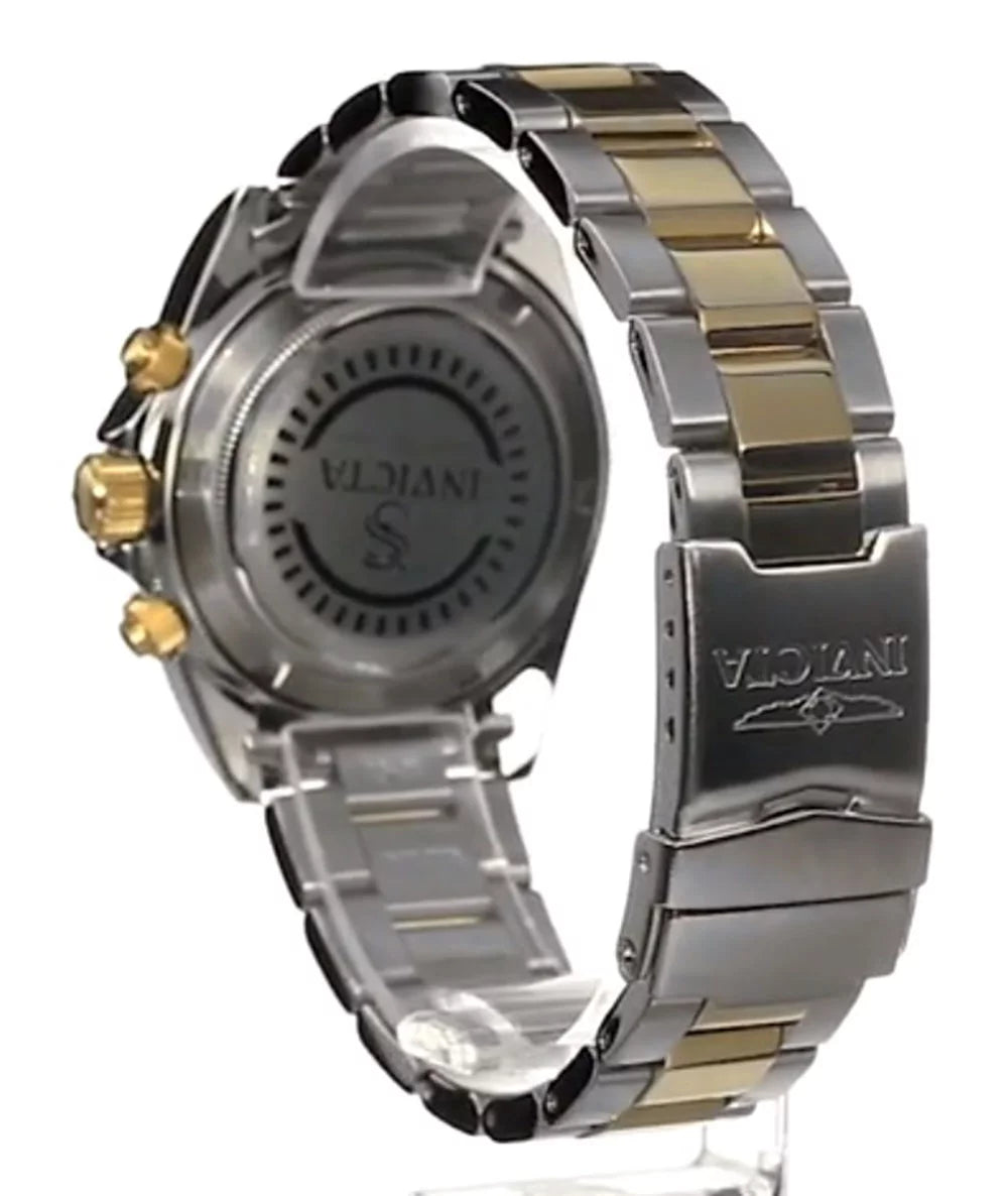 Invicta Men Speedway Quartz 200m Gold Dial Two Tone Stainless Steel Watch 14930
