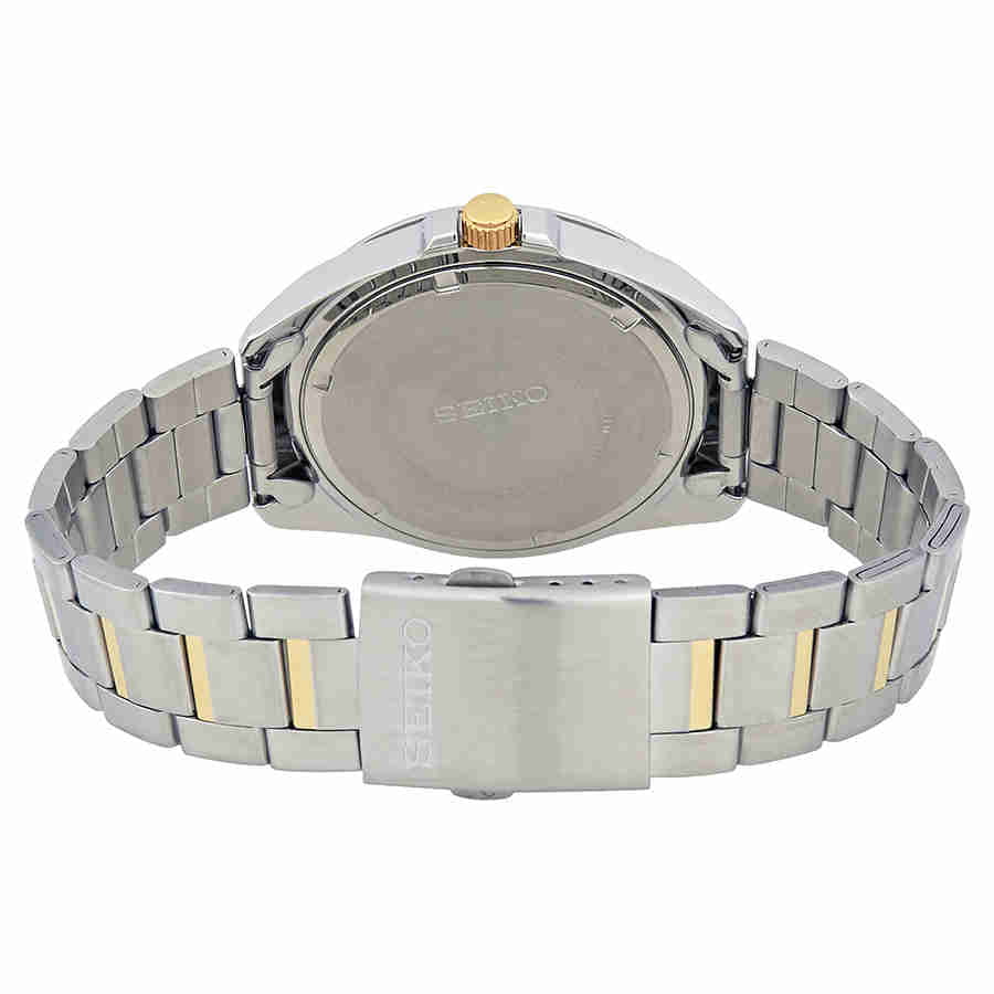 Seiko Men's Silver Dial Stainless Steel Watch with Date