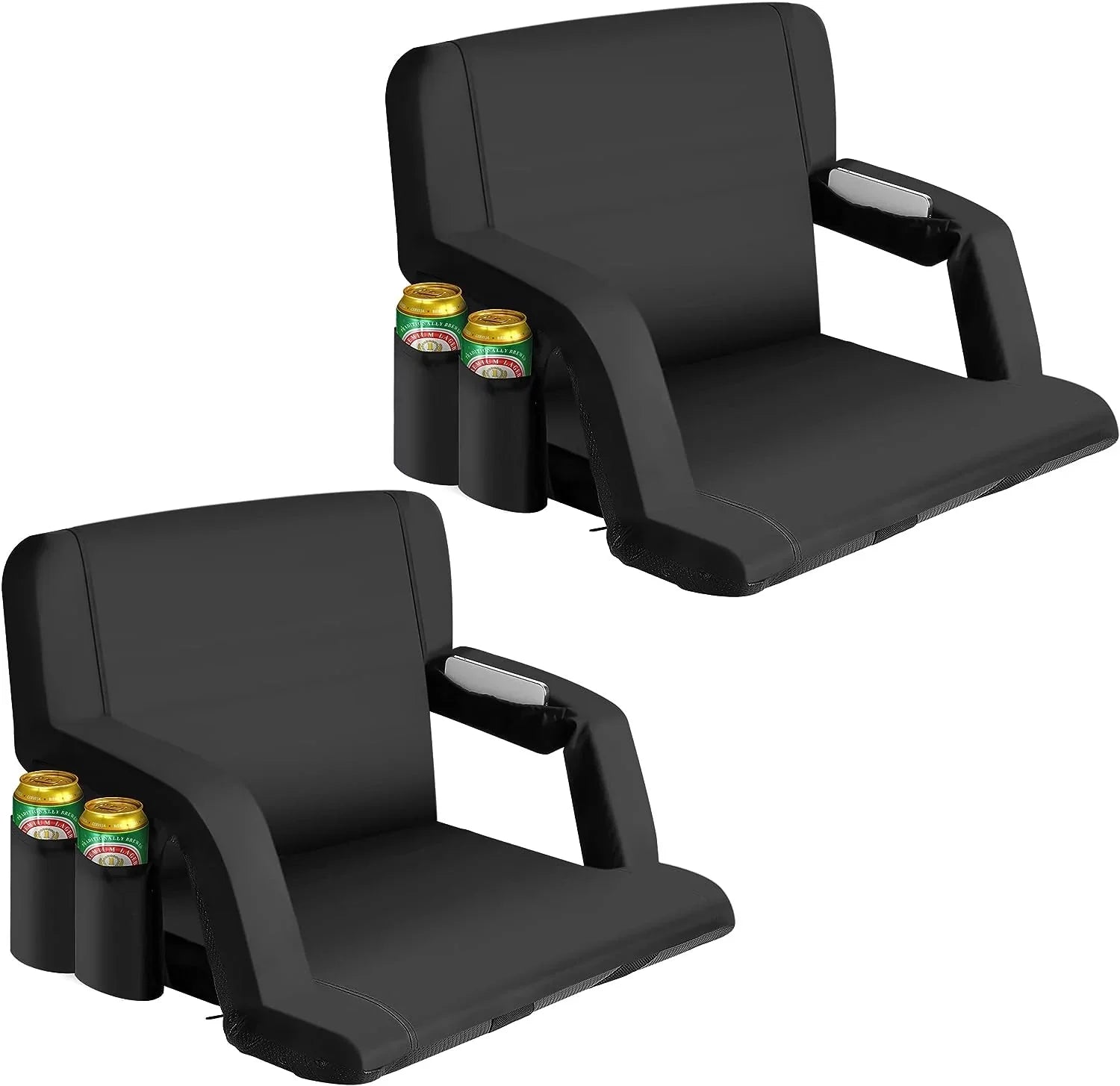 AiYCHEN Stadium Seat, 25-Inch Extra Wide Reclining Chair for Bleachers - Thicker, Waterproof, and Sturdy Seating for Sporting Events, Beaches, Camping, and Picnic