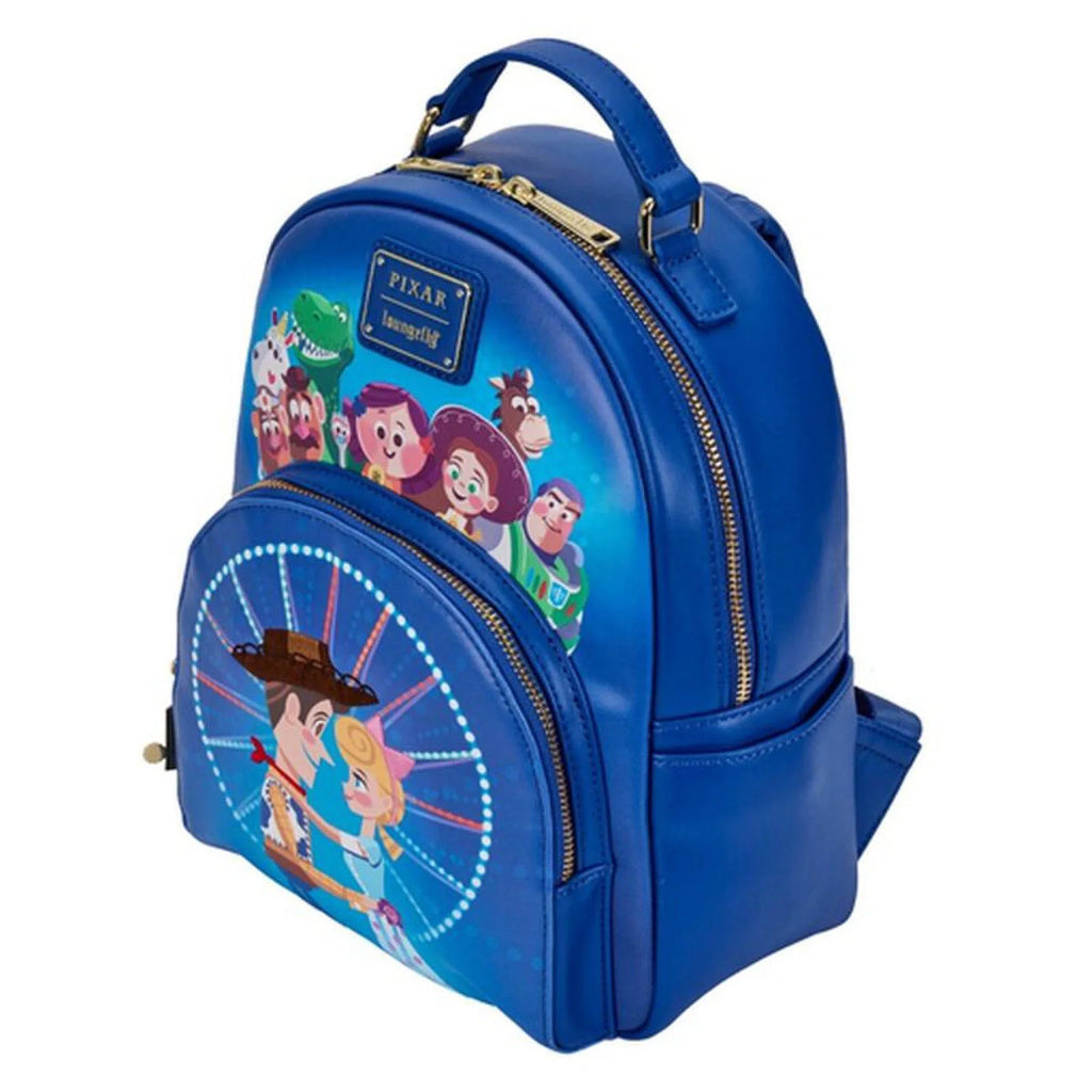 Loungefly Disney Pixar Moment Toy Story Woody Bo Peep Womens Double Strap Shoulder Bag Purse