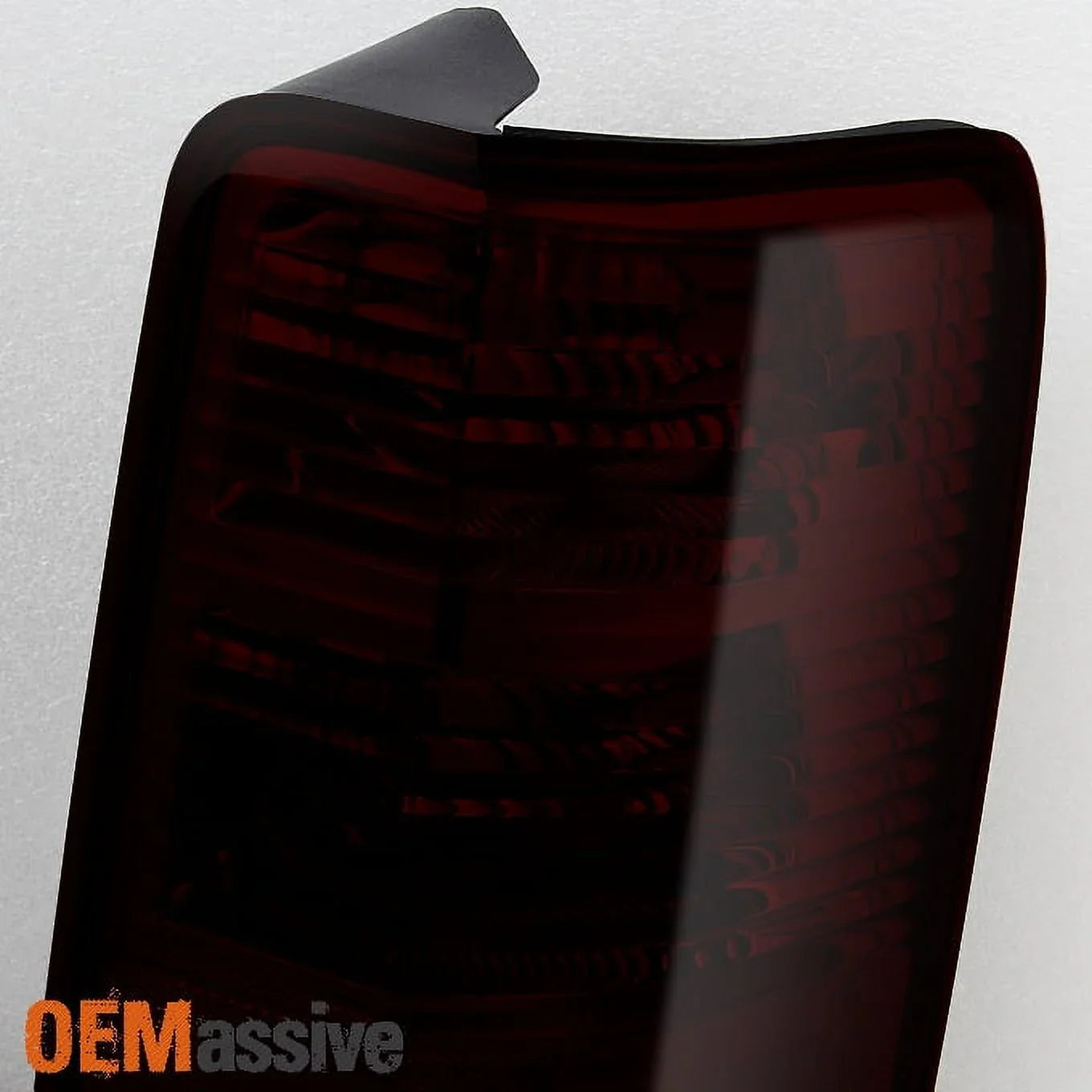 '- For 2007-2012 Nitro Dual  Halo Black Projector  Signal Headlights + Dark Red Tail Lights Combo