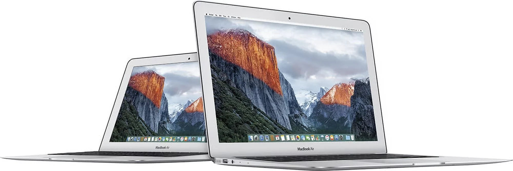 Apple MacBook Air 13-inch (i5 1.6GHz, 128GB ) (Early 2015, MJVE2LL/A) - Silver Bundle with Black Zipper Sleeve + Laptop Starter Kit + Cleaning Kit (Refurbished)
