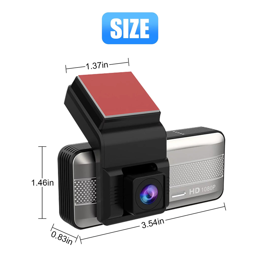 Wi-Fi Front and Rear Dual Dash Cam, EEEkit Car Dual Dash Cam with Night Vision, 170° and 140° Wide Angle, 3.16" Screen, Waterproof Car Driving Recorder Support Loop Recording, Parking Mode, G-Sensor