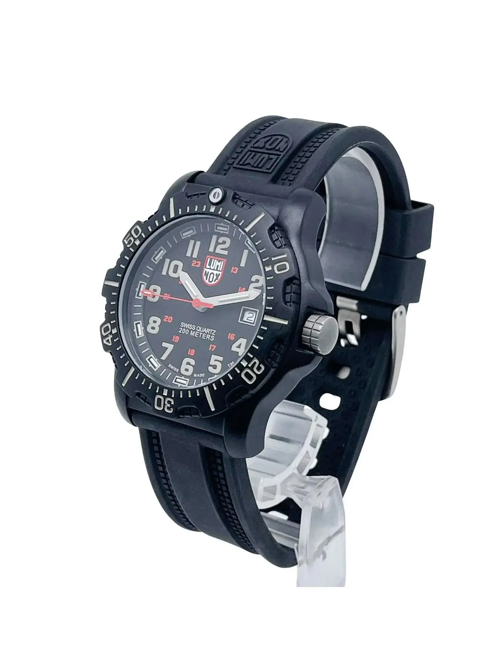 Pre-owned Luminox Navy Seal Black  44mm Quartz Mens Watch .8813. (Good)