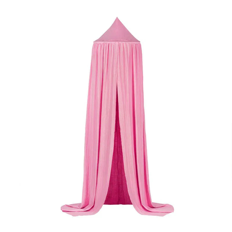 Round Canopy Net for Crib, Play Tent & Kids’ Room Décor